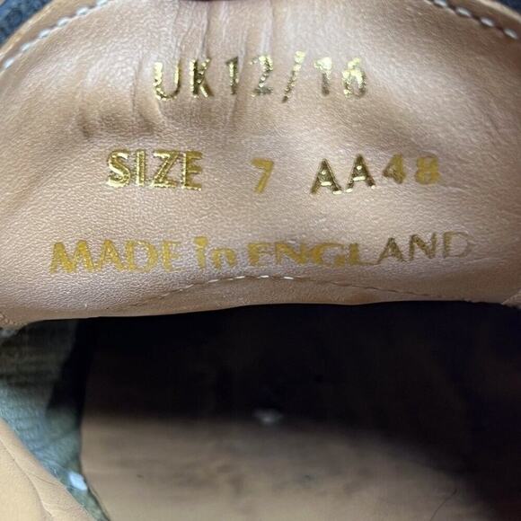 Dr. Martens Torriano Oxford Loafers Navy Made in England Leather Men's UK 7 - Picture 2 of 12